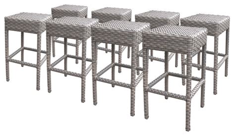 8 Oasis Backless Barstools Tropical Outdoor Bar Stools And Counter