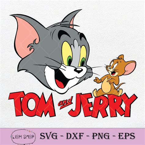 Tom And Jerry Outline Svg