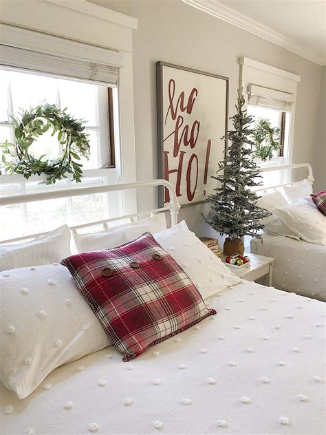 Cozy Christmas Decorations For Bedroom Holiday Decor Ideas For Your Bedroom