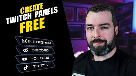 Create Twitch Panels For Free With Photopea Twitchpanels Youtube