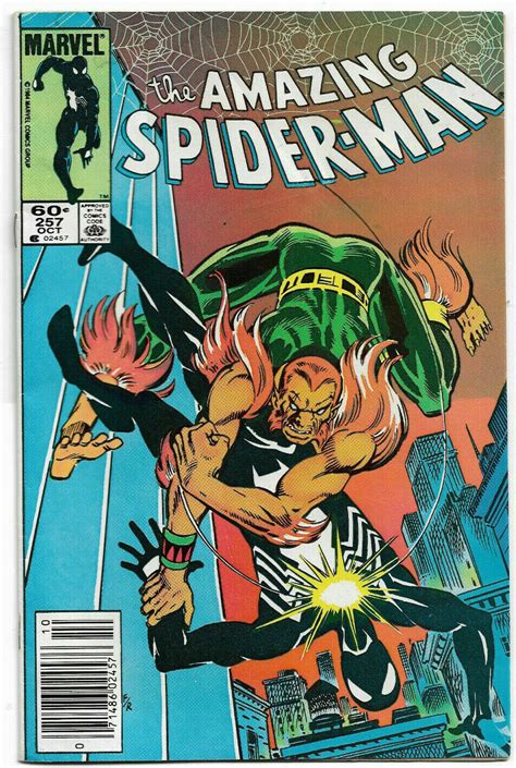 Amazing Spider Man257 Vf 1984 Newstand Edition Marvel Comics Comic
