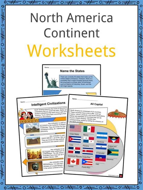 World Geography Continents Worksheet