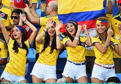 Sportsmail S New Favourite World Cup Team Is Colombia Hot Fan