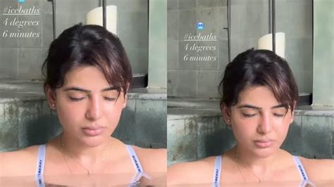 Samantha Ruth Prabhu Meditates In 4 Degree Ice Bath Amid Her Recovery