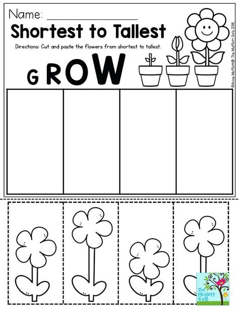 Printable Cut And Paste Worksheets