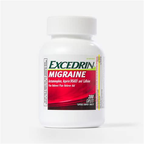Excedrin Migraine Extra Strength Caplets 200 Ct