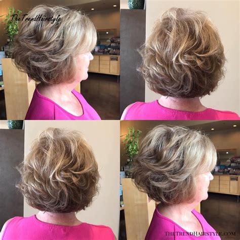 Short cuts for older ladies don't only it's really easy to find a suitable and stylish cut for ladies over 60. Stacked Ash Layers - 60 Best Hairstyles and Haircuts for ...
