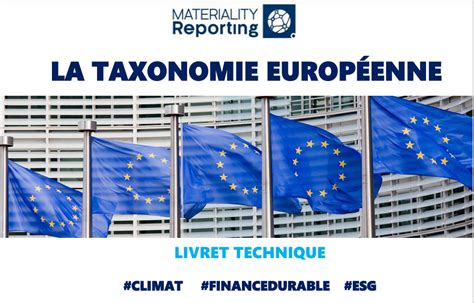 Taxonomie Européenne Materiality Reporting • Stratégie Rse Reporting
