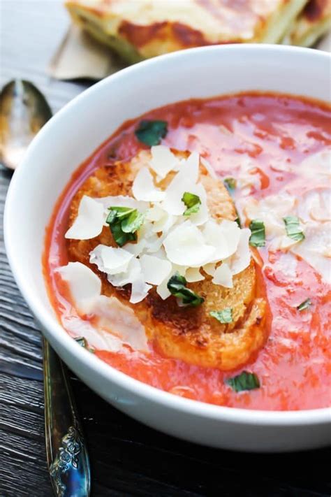 Best Creamy Tomato Basil Soup Recipe Creamy Tomato Basil Soup With