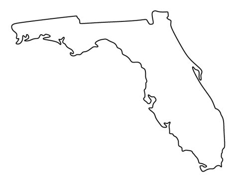 Printable Florida Template