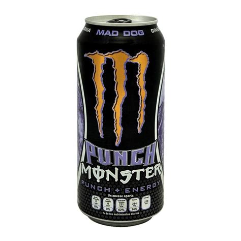 Bebida Energética Monster Punch Energy Mad Dog 473 Ml Walmart