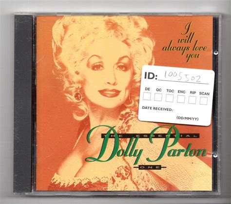 Dolly Parton Essential Vol 1 I Will Always Love You 1996 For