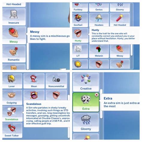 Sims 4 Traits Template For Gimp Accountingfalas