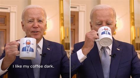 Biden Roasted For Dark Brandon Coffee Mug Campaign Video Max Cringe