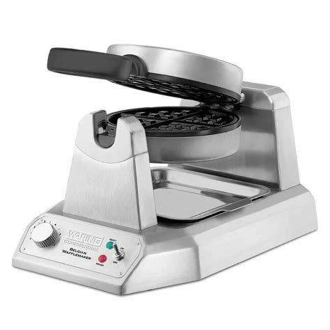 Waring Commercial Ww180x Heavy Duty Single Belgian Waffle Maker Coated