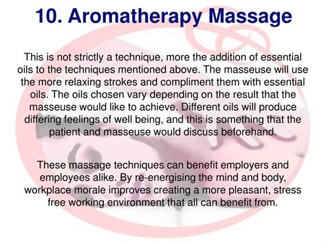 Ppt Top 10 Massage Techniques Powerpoint Presentation Free Download Id1446484