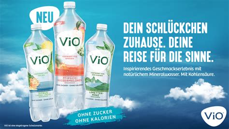 Vio Wasser Mit Geschmack Prickelnde Innovation In Drei Erfrischenden
