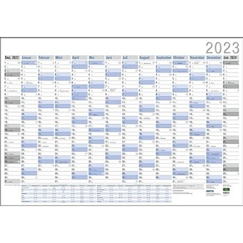 Neutraler Wandplaner 2023 Grosser Jahresplaner Wandkalender 2023 Zum