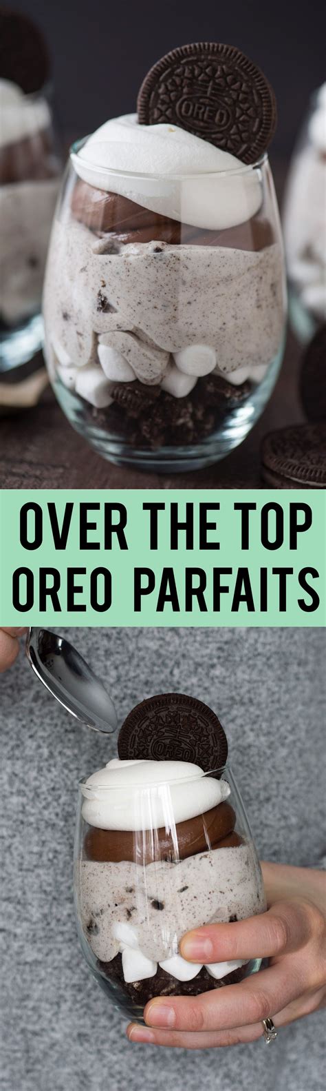 Layers upon layers of layers. Over the Top Chocolate Cheesecake Oreo Parfaits - this is ...