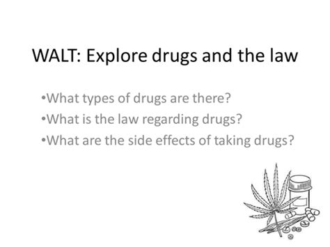 drugs and the law teaching resources