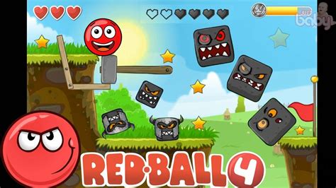 Red Ball 4 Green Hills And Boss Cartoon Game Online Mobile Games Gameplay