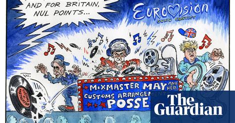 Disaster For Britains Entry In Eurovision Cartoon Opinion The
