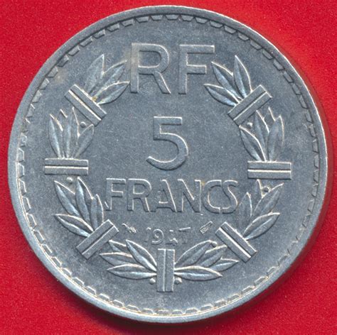 1200€ 5 Francs Lavrillier 1947 Fdcollector