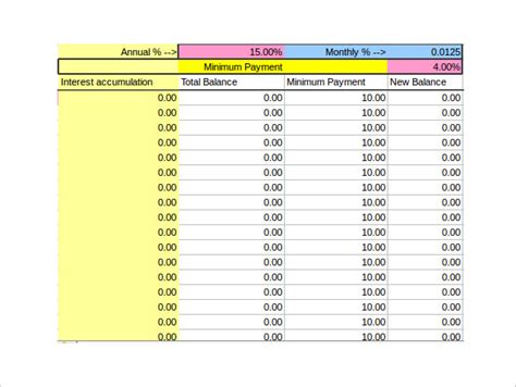 Understanding how your credit card interest and monthly payment is calculated is important. FREE 9+ Sample Credit Card Payment Calculator Templates in Excel