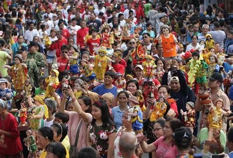 Devotees Hold Procession Of Sto Niño De Tondo Image On Eve Of Feast