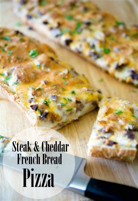 Facebook is showing information to help you better understand the purpose of a page. Steak and Cheddar French Bread Pizza | Carrie's ...