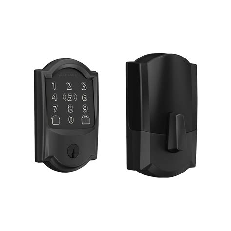 Schlage Encode Plus Electronic Smart Lock Wifi Deadbolt Camelot Black