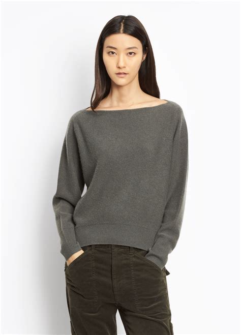Cashmere Boatneck Raglan For Women Vince Sweaters Cashmere