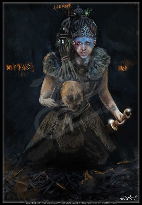 Senua Fan Art Danyon Street Art