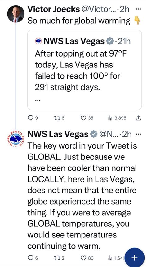 TVMoJoe On Twitter Thanks To NWS Las Vegas For Correcting Amateur