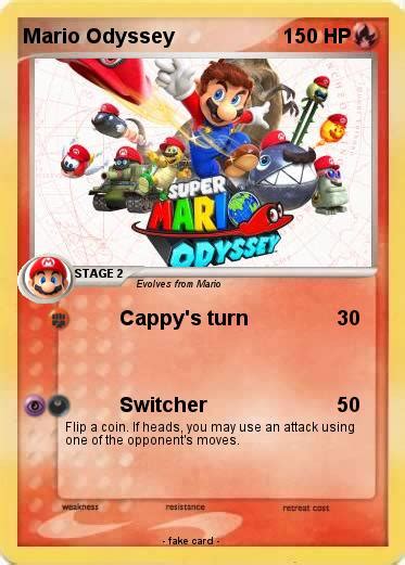 Check spelling or type a new query. Pokémon Mario Odyssey 1 1 - Cappy's turn - My Pokemon Card