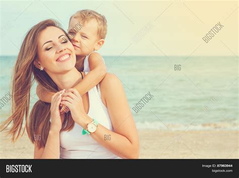 Mother Her Son Having Image And Photo Free Trial Bigstock