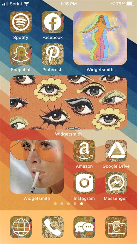 an iphone screen with various icons and symbols on the bottom right hand corner including eyeliners