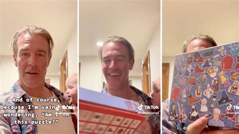 James Van Der Beek Randomly Spots Himself On A 90s Puzzle During