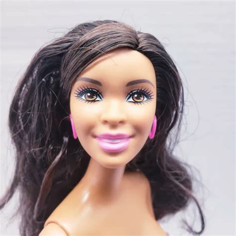 Nude Afro Mattel Fashionistas Aa Barbie Doll For Diorama Repaint Ooak