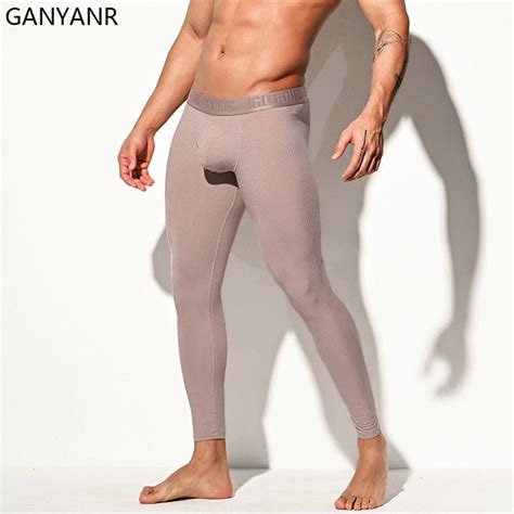 ganyanr running tights men compression pants gym sportswear leggings fitness sport sexy