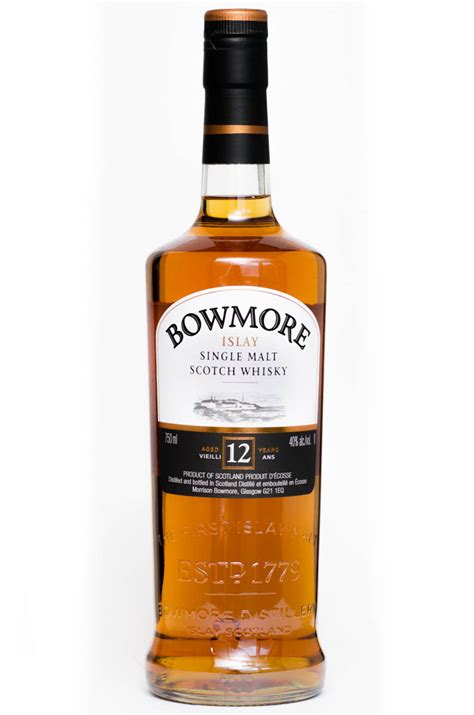 Bowmore 12 Year Old Single Malt Scotch Whiskey 750 For