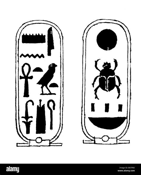Tutankhamun Name In Hieroglyphics