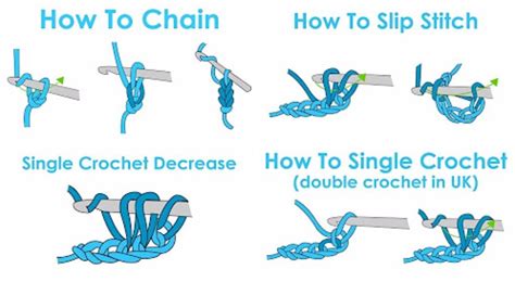 Learn To Crochet Single Half Double Slip Stitch Crochet Horgolás