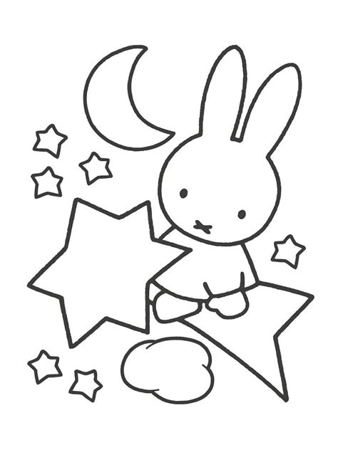 Nijntje Kleurplaat Miffy Dibujos Para Colorear Dibujos Pdmrea The