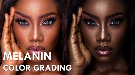 Melanin Skin Tone Color Grading In Photoshop