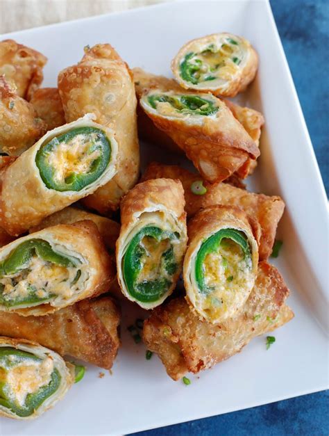 Easy Stuffed Jalapeno Popper Egg Rolls Cookin With Mima