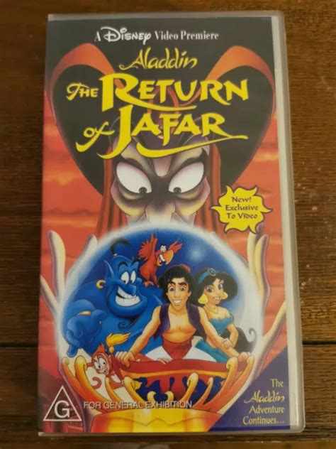WALT DISNEY Aladdin The Return Of Jafar Vhs Video Tape Classic Movie Vgc PicClick UK
