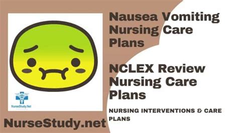 Nausea And Vomiting Nursing Diagnosis And Nursing Care Plan