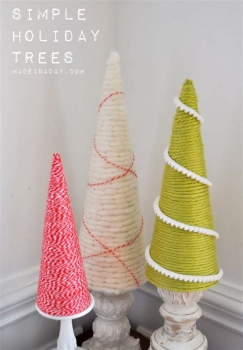 Diy Cone Christmas Trees The Budget Decorator