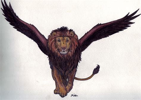 Winged Lion By Spiritwings On Deviantart